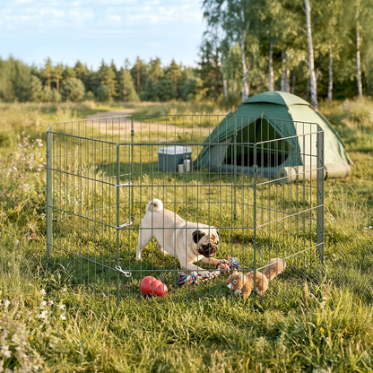 8 Panel Pet Playpen for Small Dogs Indoor Outdoor 60 cm Height