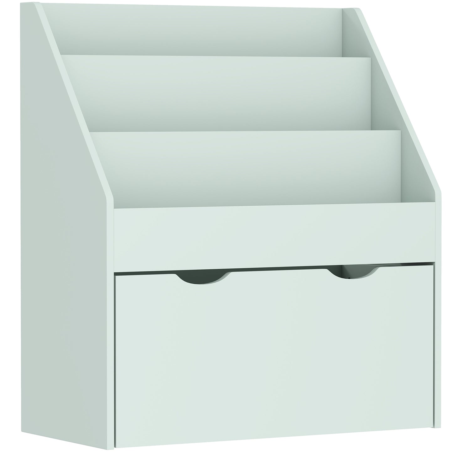Bookcase for Kids with Shelves, Drawer, Bookcase for Bedroom, Playroom, Green