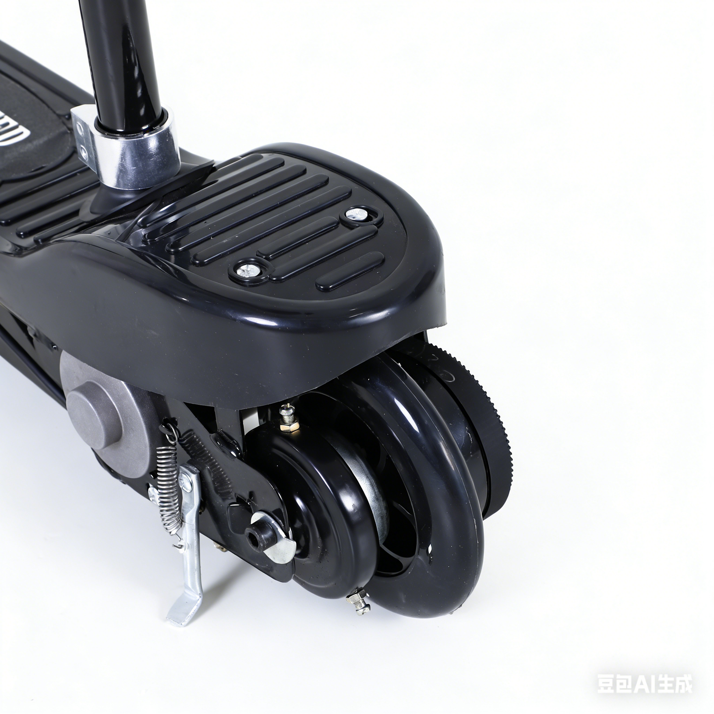 Powered Powered Scooter Ride-On, with Brakes, Adjustable Seat, Adjustable Handlebars, Black