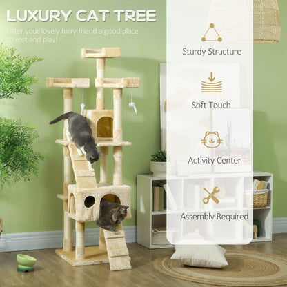 Cat Tree Scratching House, Activity Play Centre
