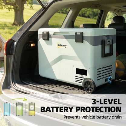 42.5L Compressor Car Fridge Freezer, Camping Refrigerator with App Control, 20℃-20℃