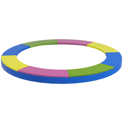 8FT Trampoline Spring Cover, Plastic Trampoline Pad Replacement with Elastic Cord, Waterproof