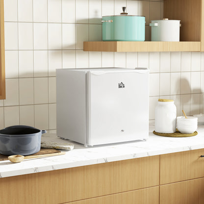 46 Litre Lockable Countertop Fridge - Cream White