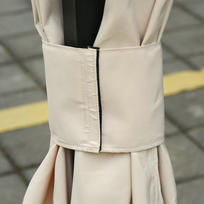 Replacement Gazebo Curtains, 4-Panel Gazebo Side Panels Only, for 3 x 3 (M) Gazebos or Pergolas, Hooks/C-Rings Included