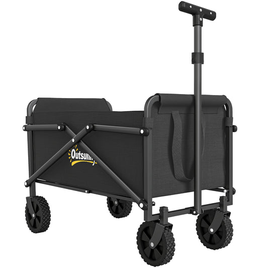 62L Festival Trolley on Wheels, Portable Small Folding Trolley Cart
