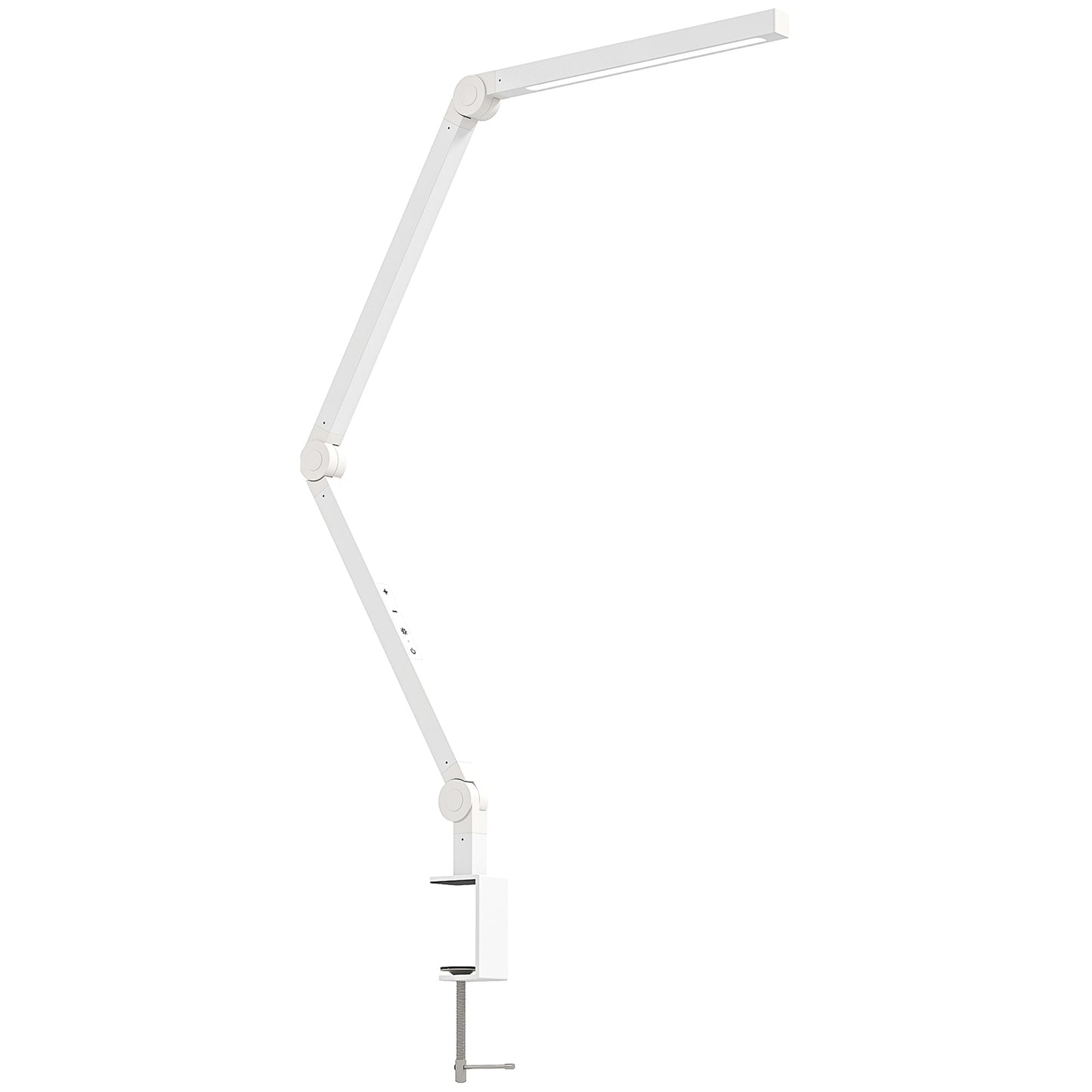 LED Desk Lamp, Dimmable Desk Light with Swing Arm and Clamp