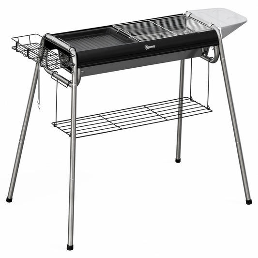 Charcoal BBQ Grill - Black