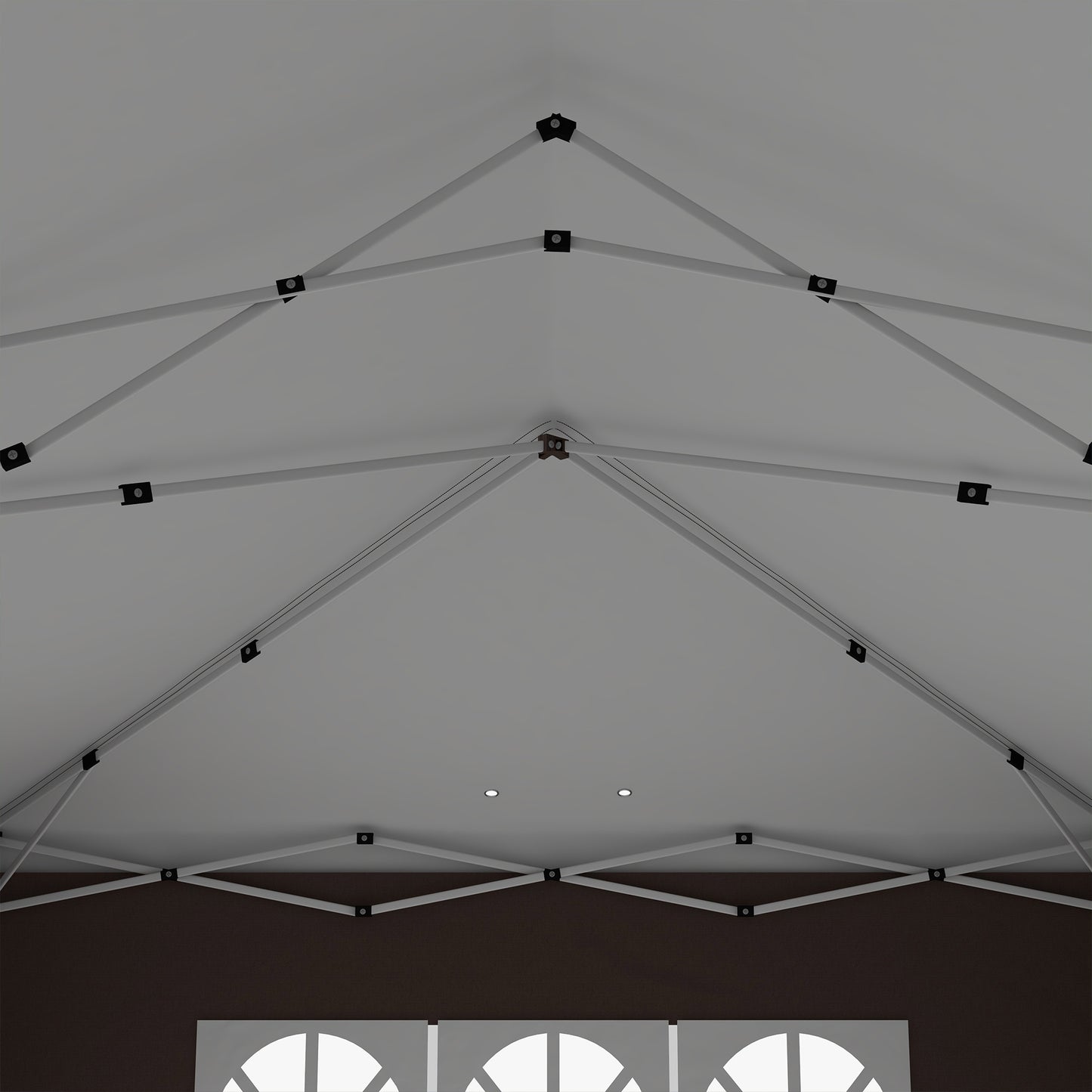 3 x 6 m Pop Up Gazebo with Sides and Windows, Height Adjustable Wedding Camping Party Tent Canopy Marquee with Storage Bag fo
