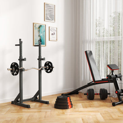 Weight Plates Set, with Two 7.5kg and Two 5kg weights, Black