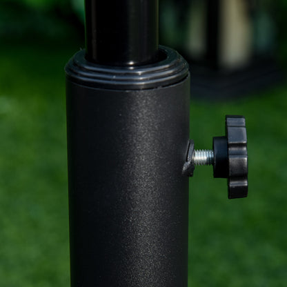 13kg Round Umbrella Base Outdoor Parasol Base Weight Stand Holder for Outdoor Garden Bronze Tone