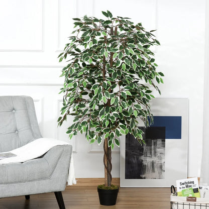 Artificial Ficus Silk Tree with Nursery Pot (160cm/5.2FT)