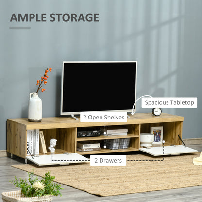 Modern TV unit Cabinet Entertainment Centre for TVs up to 90" w/ Cabinet Shelf for Living room Bedroom