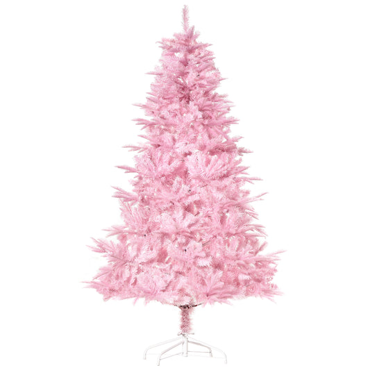 6FT Artificial Christmas Tree Holiday Xmas Holiday Tree Decoration with Automatic Open for Home Party, Pink
