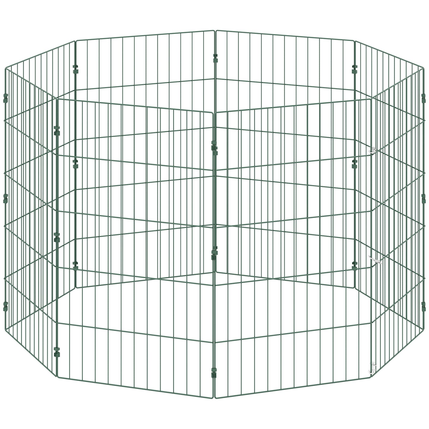 8 Panel Pet Playpen for Medium Dogs Indoor Outdoor 80 cm Height
