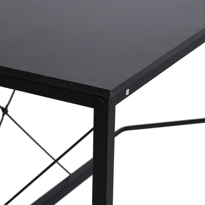 L-Shaped Corner Desk, Computer Desk for Home Office - Black