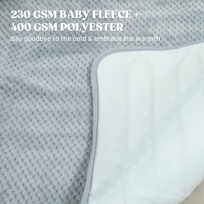 Heated Electric Blanket Throw with 5 Heating Levels for Christmas / Winter