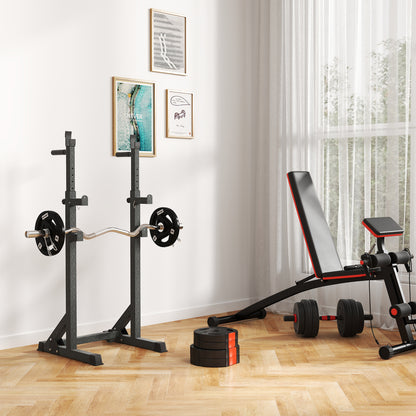 Weight Plates Set, with Two 5kg and Two 2.5kg weights, Black