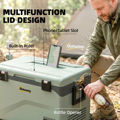 42.5L Compressor Car Fridge Freezer, Camping Refrigerator with App Control, 20℃-20℃