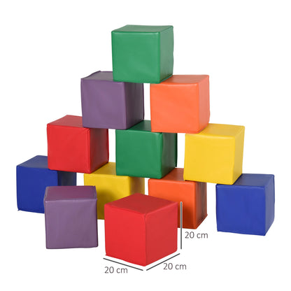 12-Piece Soft Play Foam Stacking / Building Blocks