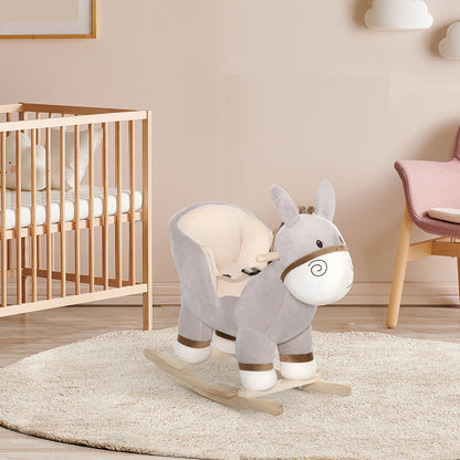 Toddlers Ride On Donkey Design Rocking Horse