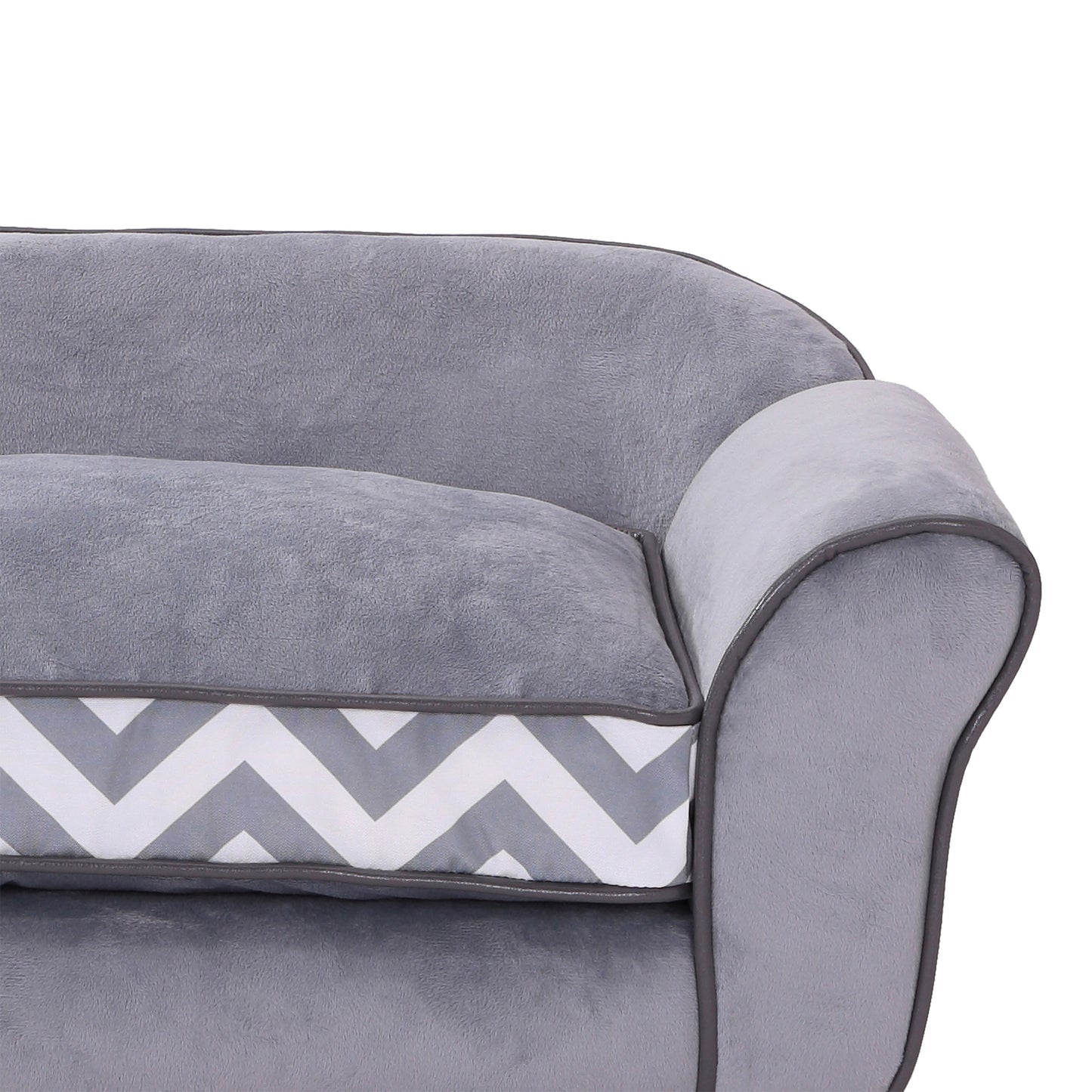 Dog Sofa Bed for XS-Sized Dogs, Cat Sofa with Soft Cushion, Pet Chair Lounge with Washable Cover, Removable Legs