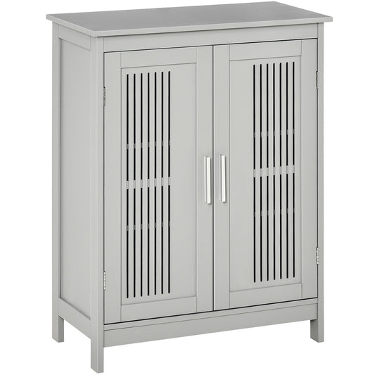 Modern Bathroom Floor Cabinet - Grey