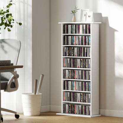360 CD Storage Unit - White