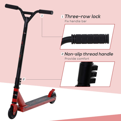 Street Stunt Scooter Intermediate and Beginner Freestyle Tricks Scooters For 14+ Teens Adult w/ Rear φ10cm Wheel & Brake