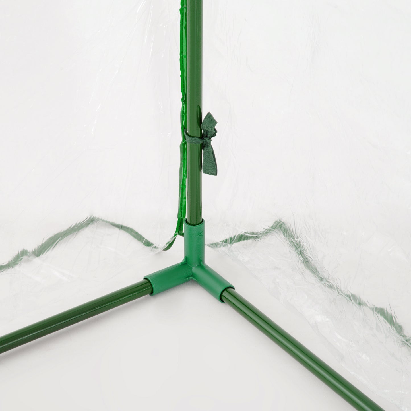 Tunnel Greenhouse Green Grow House for Garden Outdoor, Steel Frame, PVC Cover, Transparent, 200 x 100 x 80cm