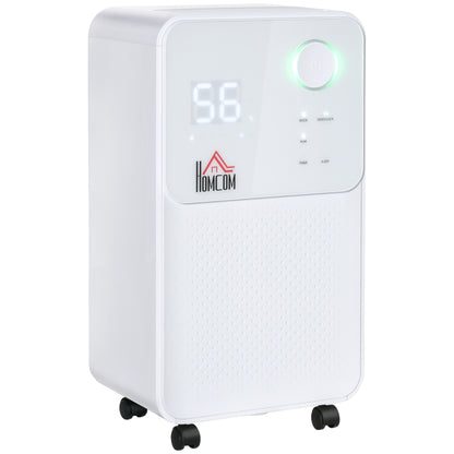 12L/Day Dehumidifier for Home, Laundry Room, Bedroom, Basement, Electric Moisture Air De-Humidifier with 4 Modes