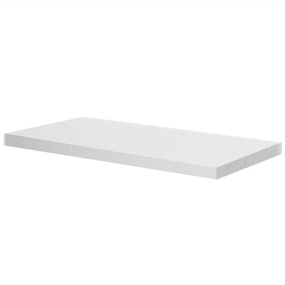 14 Pieces Polycarbonate Sheets, 121 x 61 x 0.4cm Twin-Wall Plastic Roofing Sheets, 10m² Replacement Greenhouse Panels