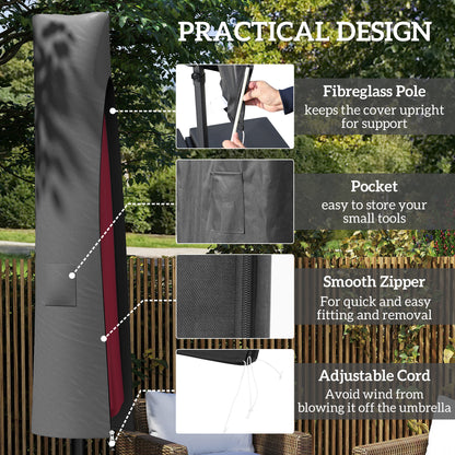 Parasol Umbrella Cover - Grey