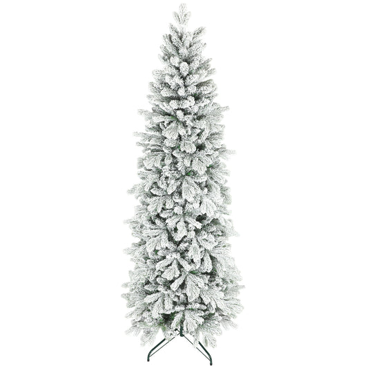 7ft Flocked Artificial Christmas Tree