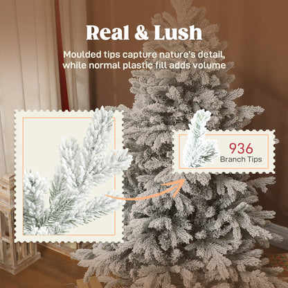 5ft Snow Flocked Artificial Christmas Tree