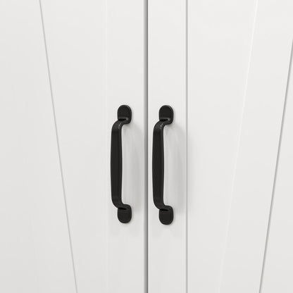 Multi-Storage Farmhouse Style Cabinet - White