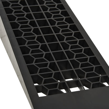 2PCS Car Ramps, 3 Ton Low Entrance Plastic Curb Ramps with Anti-Slip Surface