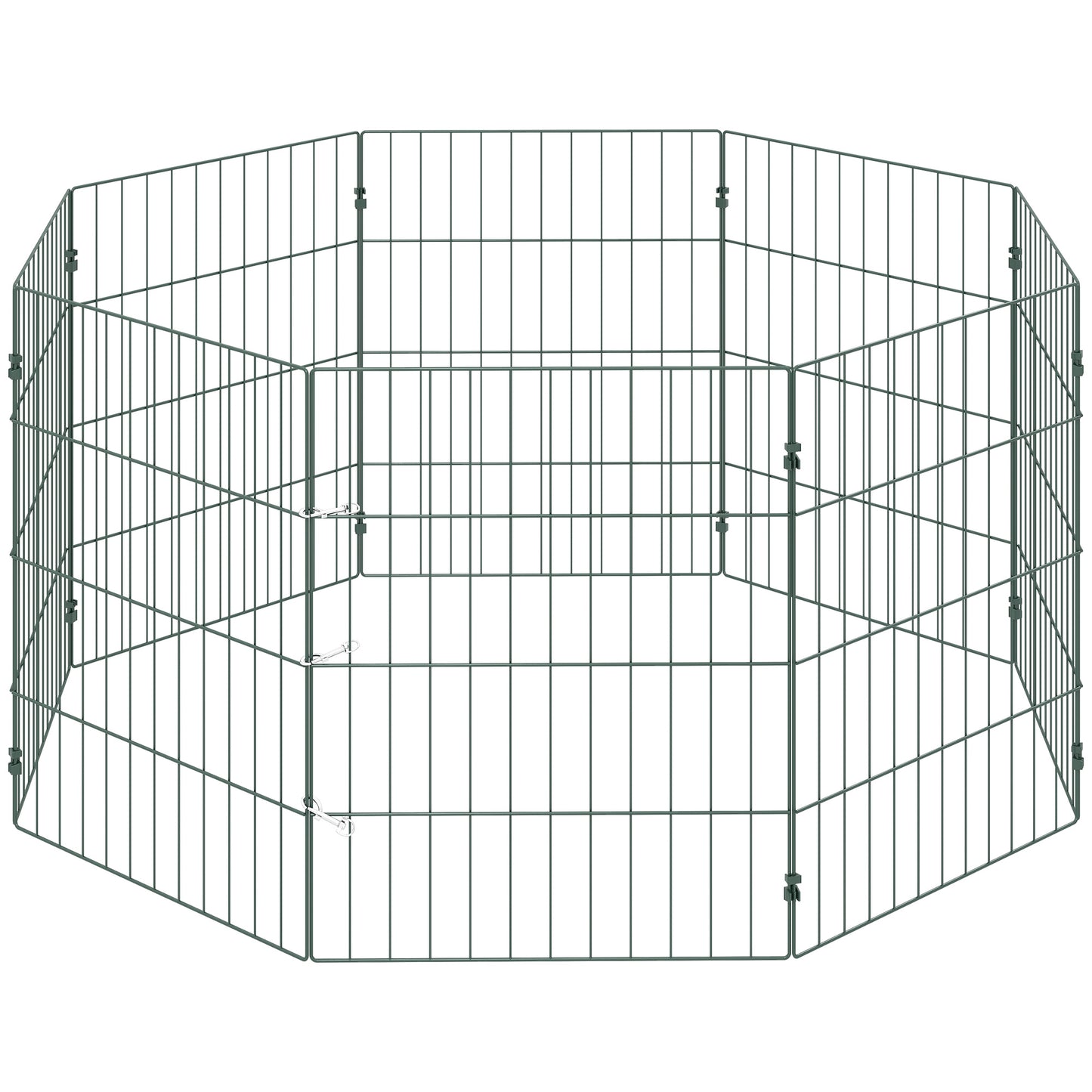 8 Panel Pet Playpen for Small Dogs Indoor Outdoor 60 cm Height