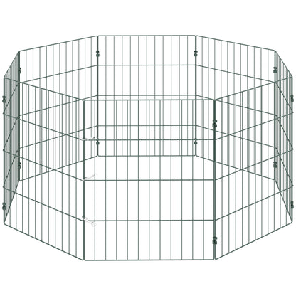 8 Panel Pet Playpen for Small Dogs Indoor Outdoor 60 cm Height