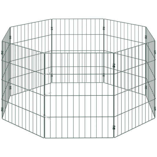8 Panel Pet Playpen for Small Dogs Indoor Outdoor 60 cm Height