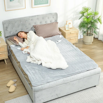 Heated Electric Blanket Throw with 5 Heating Levels for Christmas / Winter