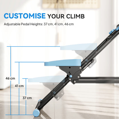 Stair Stepper for Home Gym Exercise, Vertical Climber Machine with LCD Monitor & Adjustable Pedals for Workout