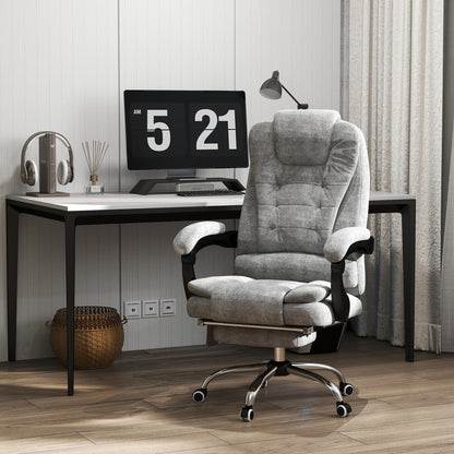 Heated 6 Points Vibration Massage Executive Office Chair