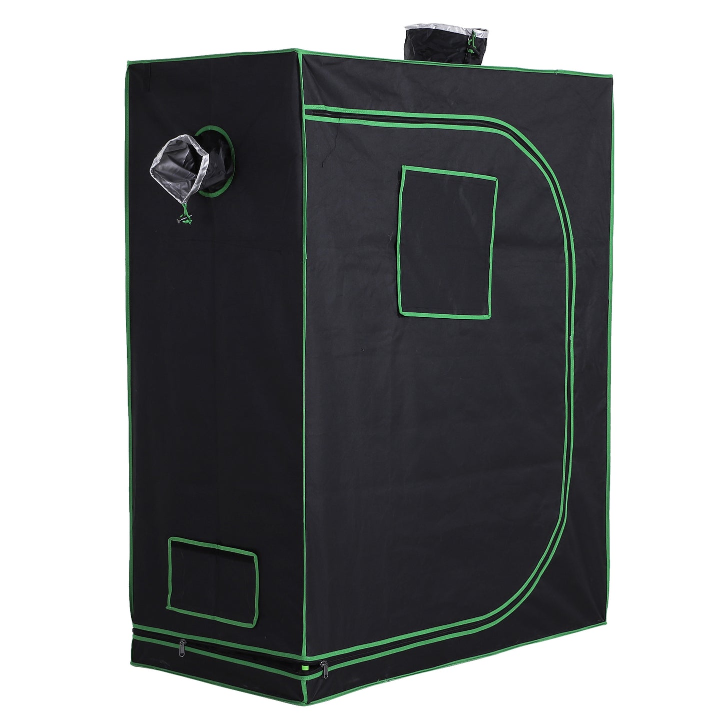 Grow Tent Reflective Mylar Hydroponic with Adjustable Vents and Floor Tray for Indoor Plant Growing