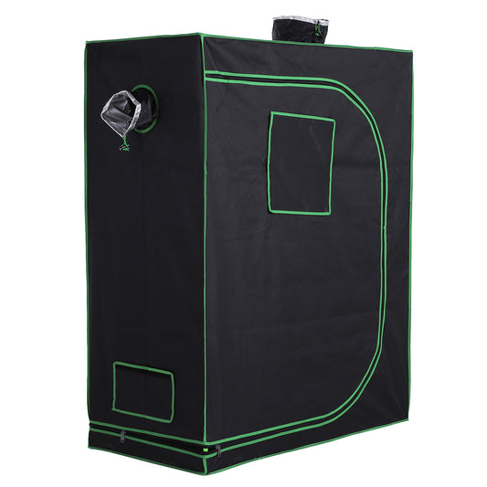 Grow Tent Reflective Mylar Hydroponic with Adjustable Vents and Floor Tray for Indoor Plant Growing