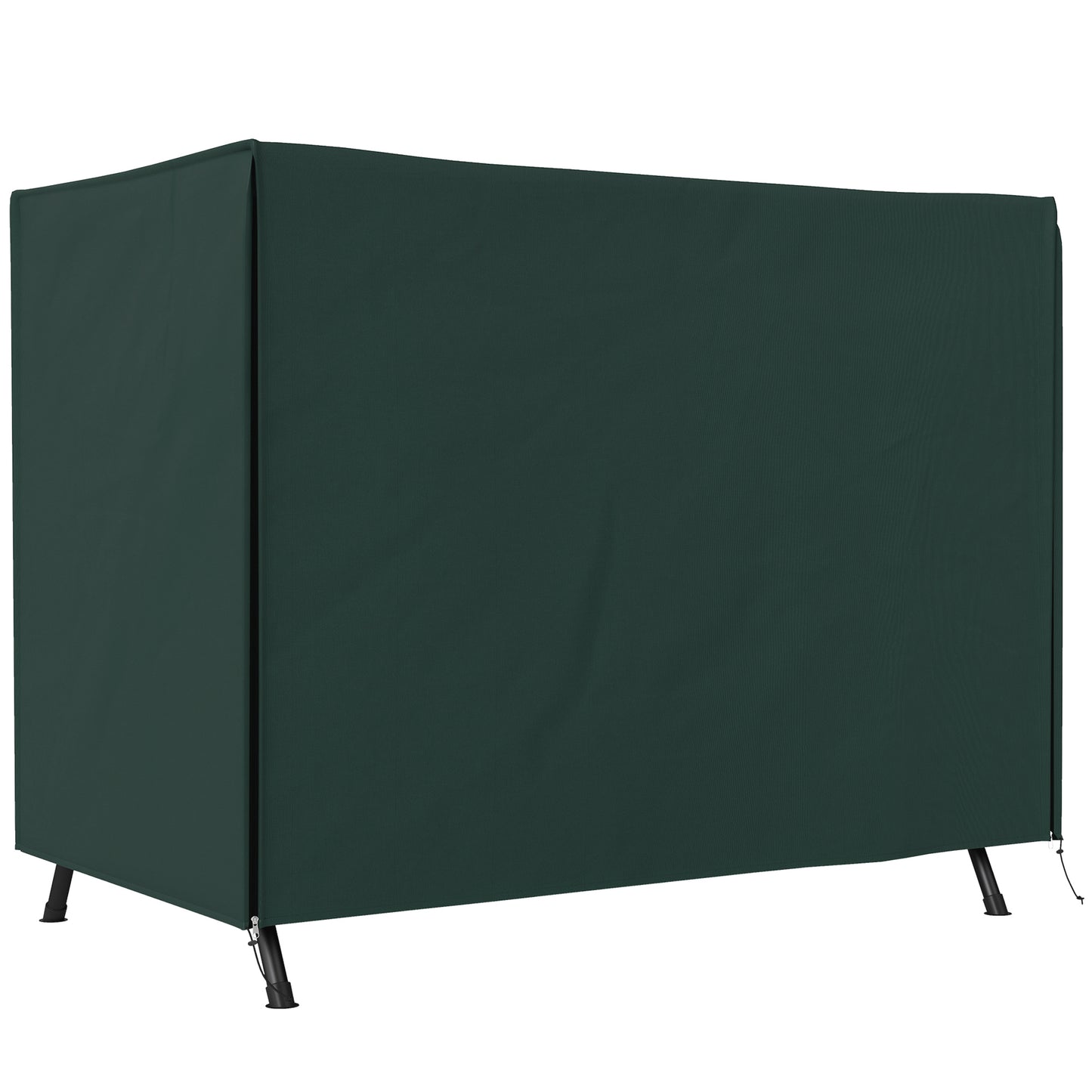 205 x 124cm Three-Seater Swing Chair Protective Cover Deep Green