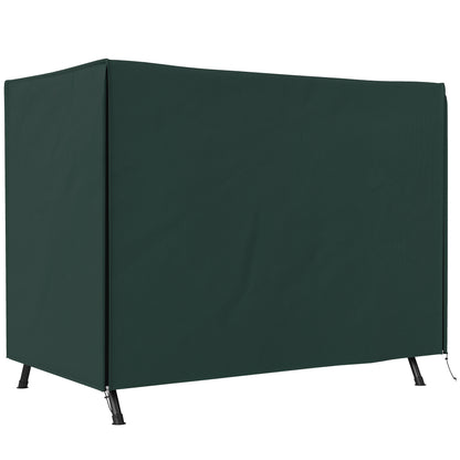 205 x 124cm Three-Seater Swing Chair Protective Cover Deep Green