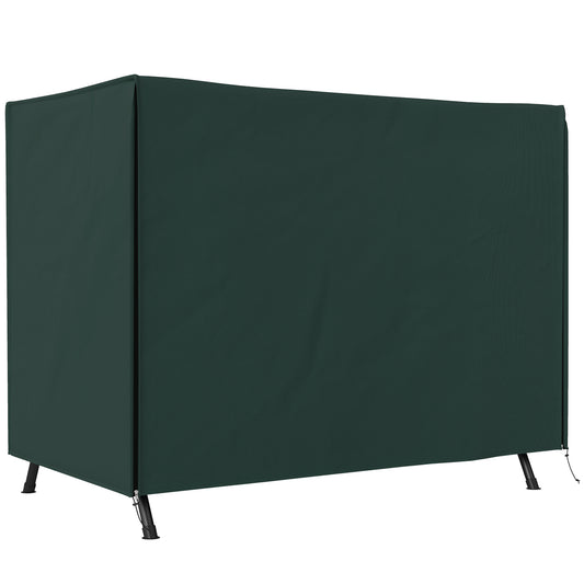 205 x 124cm Three-Seater Swing Chair Protective Cover Deep Green
