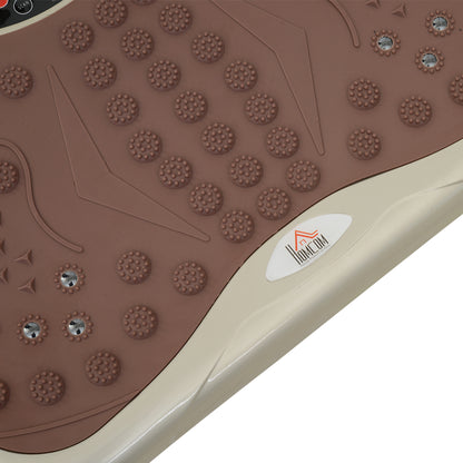 Vibration Plate Exercise Machine, Quiet Vibrating Plate for Weight Loss and Lymphatic Drainage with Resistance Bands