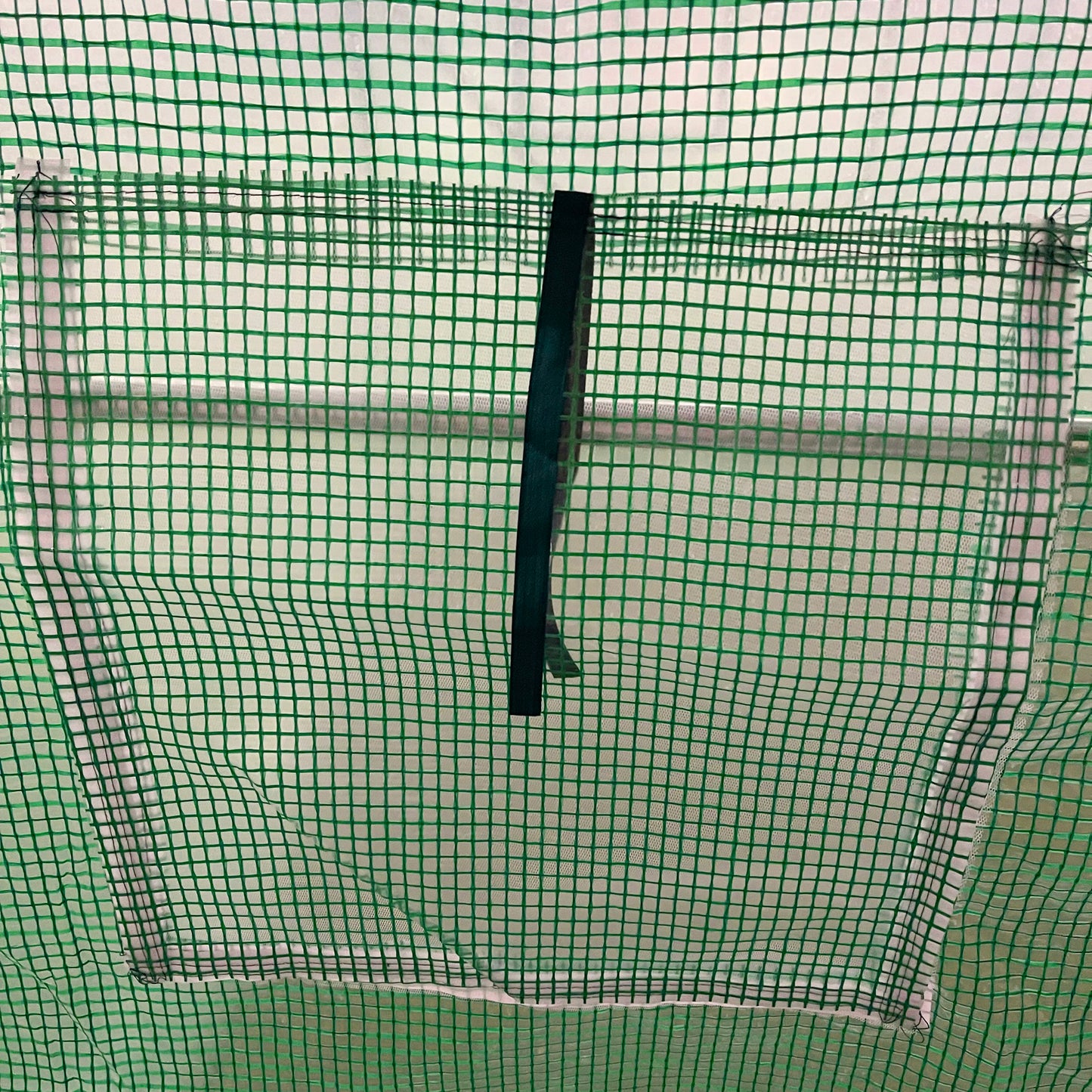 Walk-in Polytunnel Greenhouse, Outdoor Garden Tunnel Greenhouse Tent with Zipped Roll-Up Door and 8 Mesh Windows, 4 x 2M
