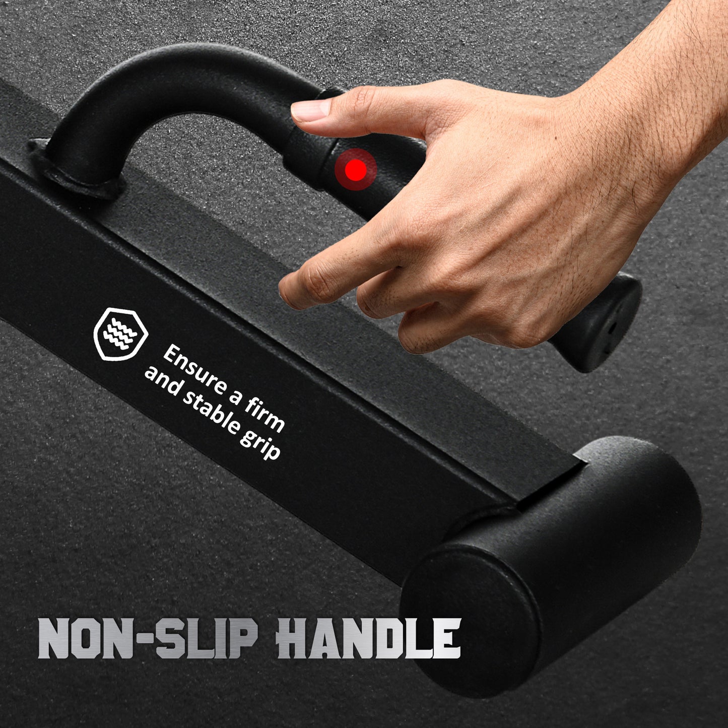 Deadlift Barbell Jack with Non-Slip Handle, for Weight Training - Black